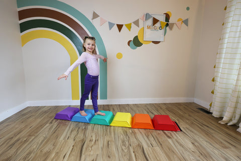 Hexagon Gymnastics Mat - Trainer Tumbling Mat by New Bounce