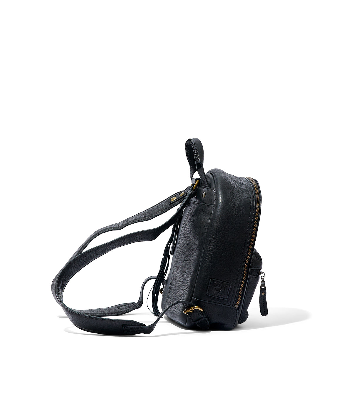  Will Leather Goods Mini Journey Leather Backpack - Black - Bonton