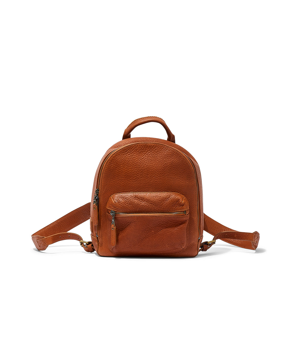  Will Leather Goods Mini Journey Leather Backpack - Tan - Bonton