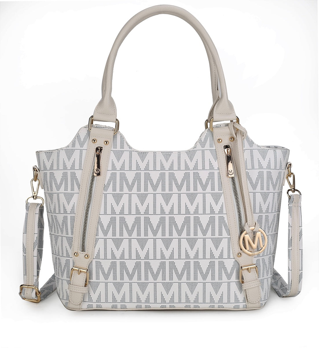  MKF Collection Thania Signature Tote Bag - Beige - Bonton
