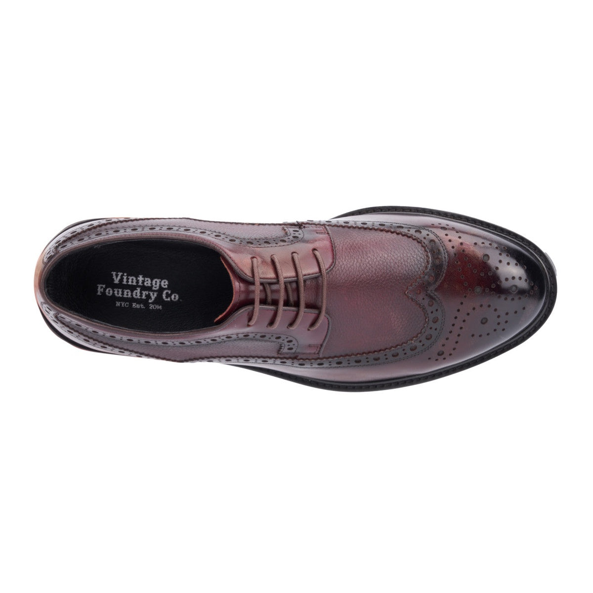  Vintage Foundry Co. Vintage Foundry Co. Men's Stannis Dress Oxfords - BURGUNDY - Bonton