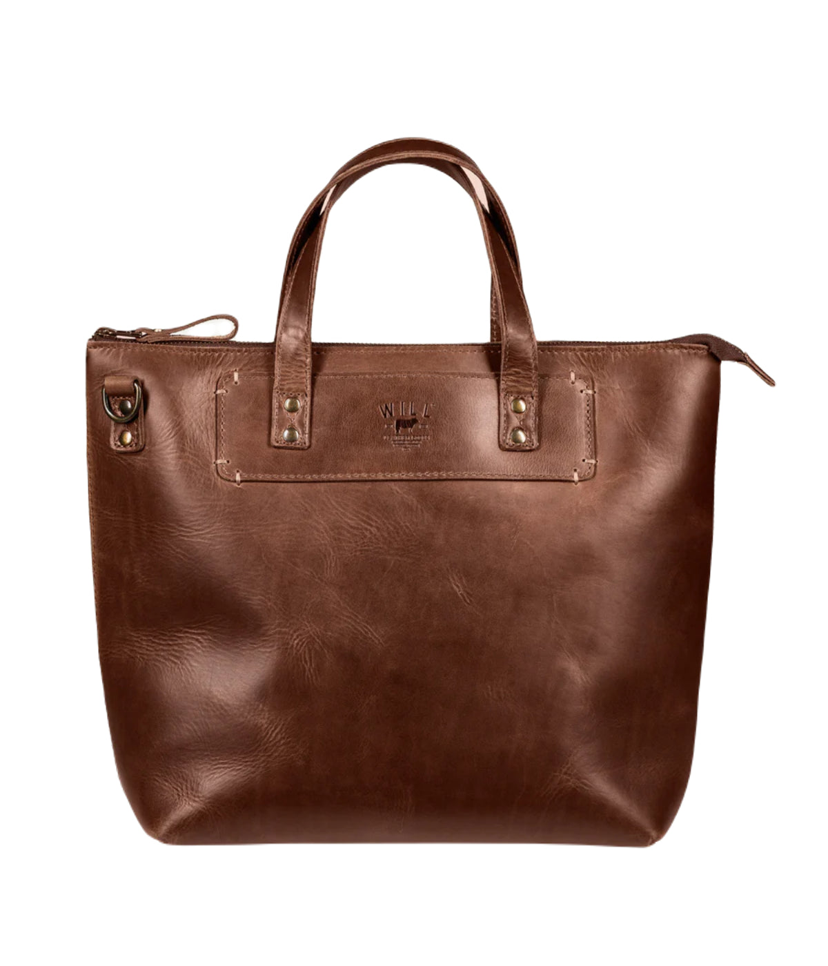  Will Leather Goods Simple Satchel - Brown - Bonton