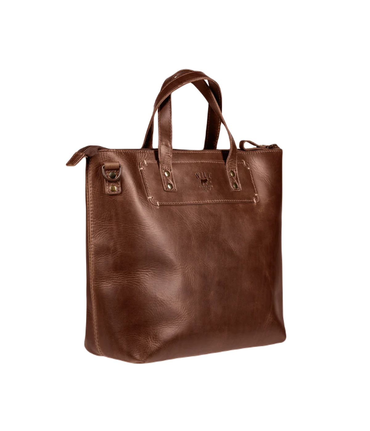  Will Leather Goods Simple Satchel - Brown - Bonton