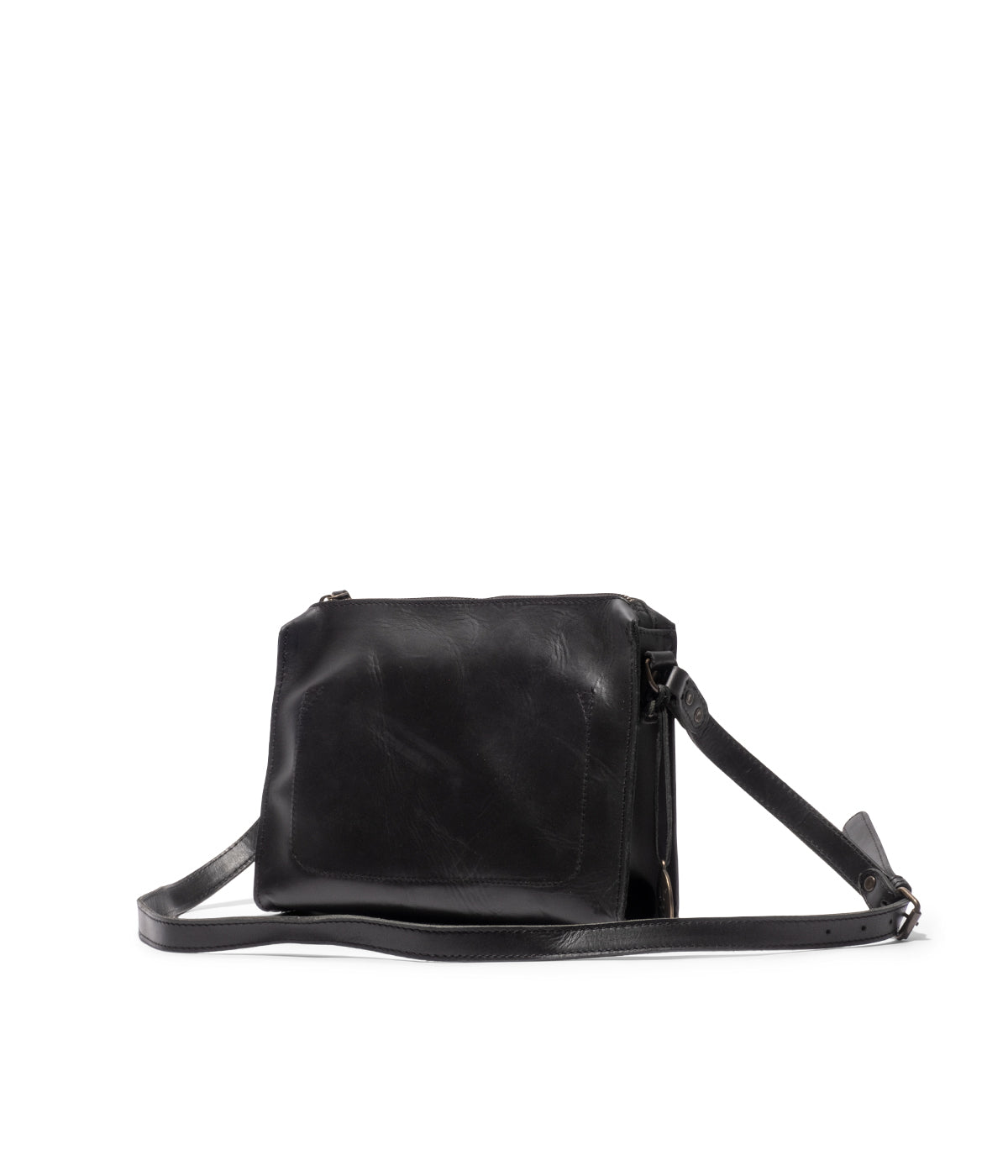  Will Leather Goods Simple Crossbody - Black - Bonton