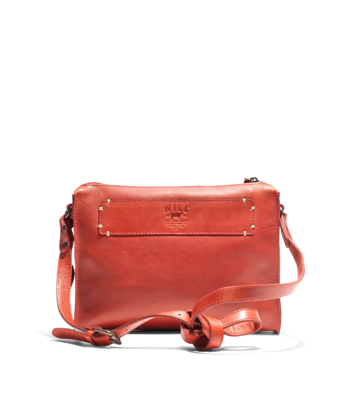  Will Leather Goods Simple Crossbody - Red - Bonton