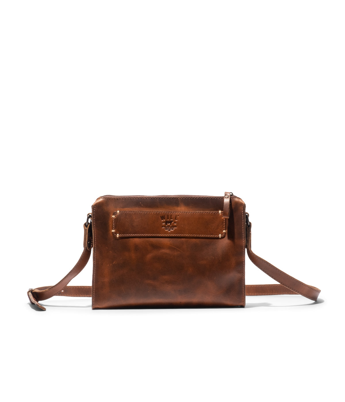  Will Leather Goods Simple Crossbody - Tan - Bonton