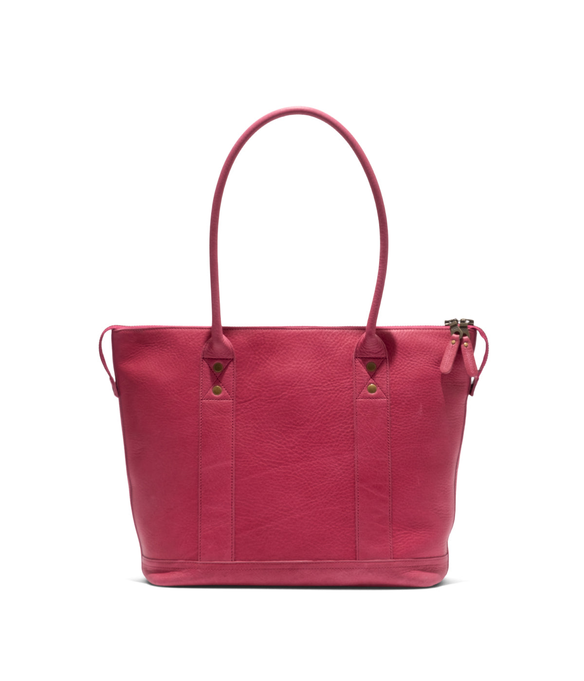  Will Leather Goods Twenty-Four-Seven Leather Tote - Fuchsia - Bonton