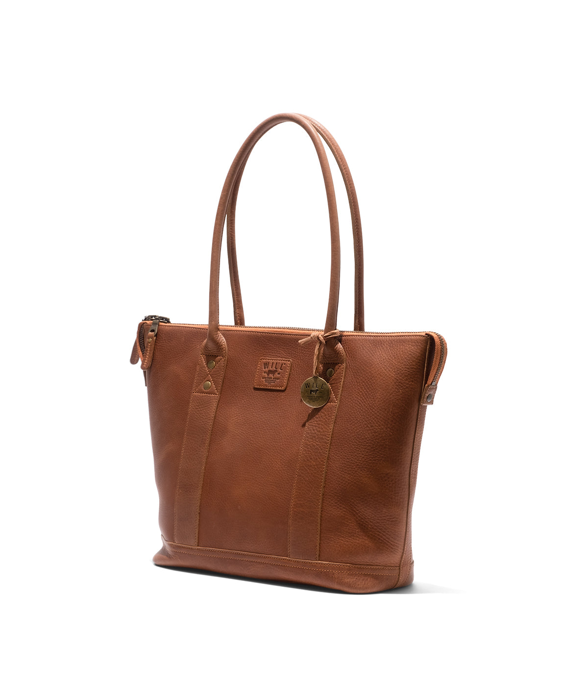  Will Leather Goods Twenty-Four-Seven Leather Tote - Tan - Bonton