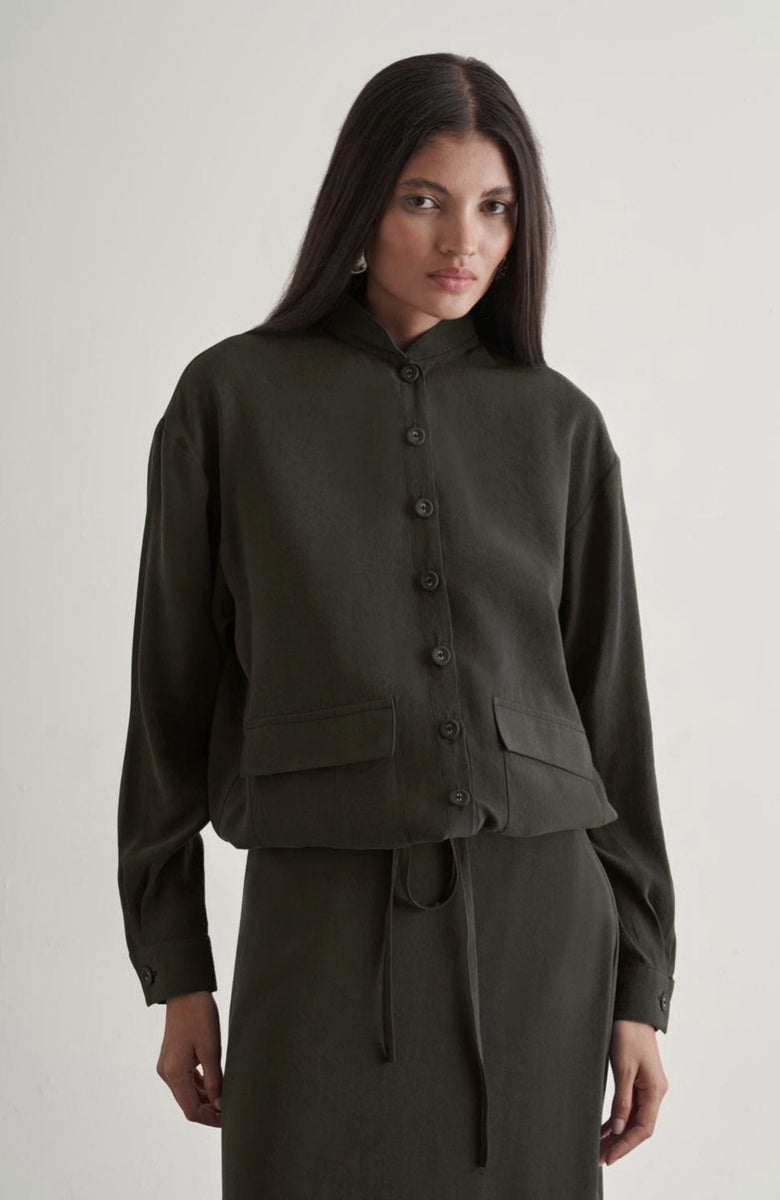  Mizalle Mizalle Women's Jacket - Anthracite - Bonton