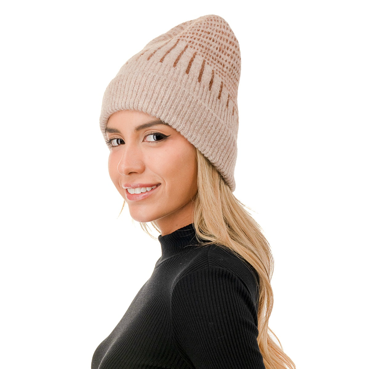  Marcus Adler Knit Cuff Beanie - Camel - Bonton