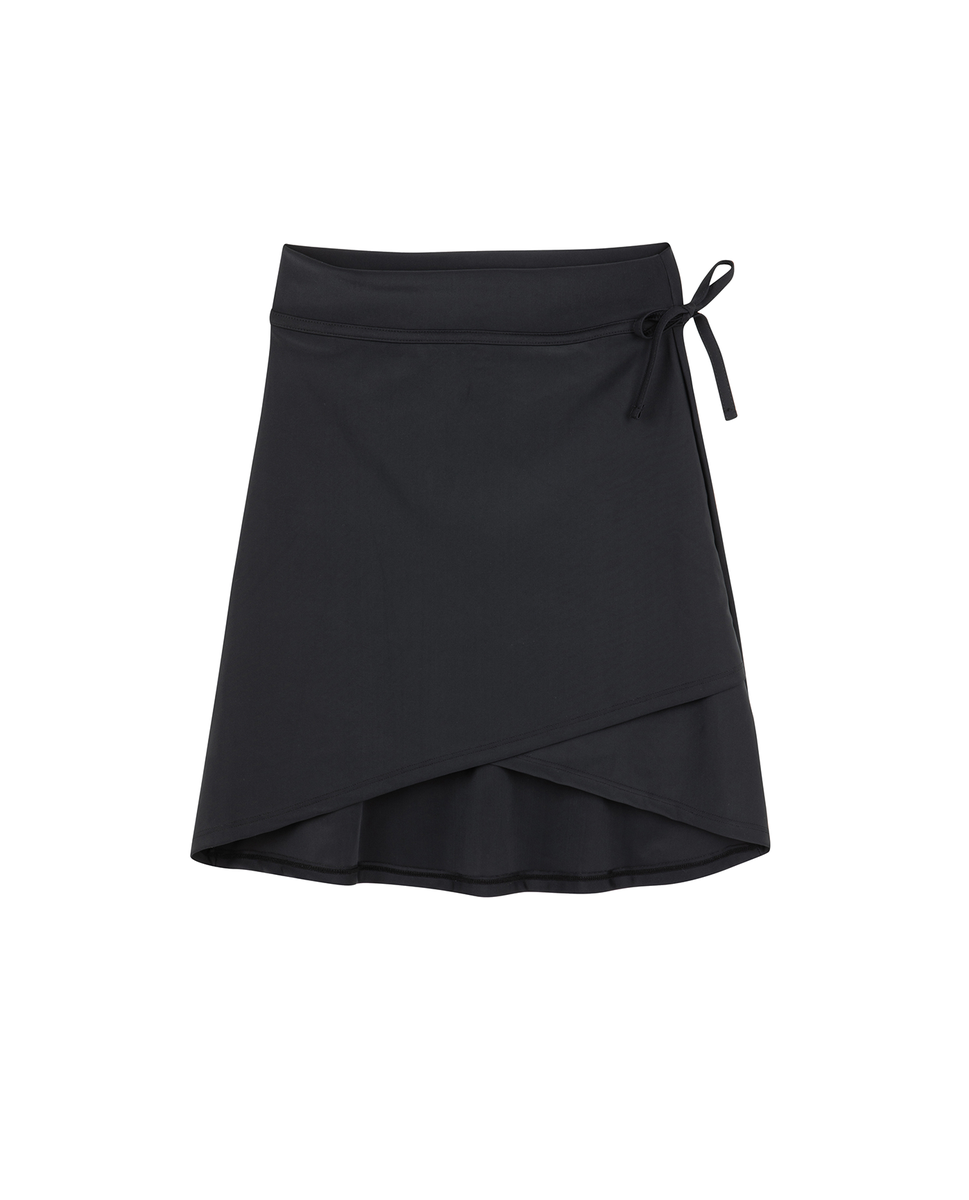  Gottex Kids Sea Solids Swim Skirt With Inner Short - Black - Bonton