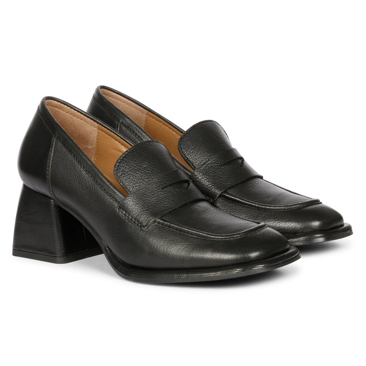  Saint G Saint G Viviana - Classic Heel Loafers - BLACK - Bonton