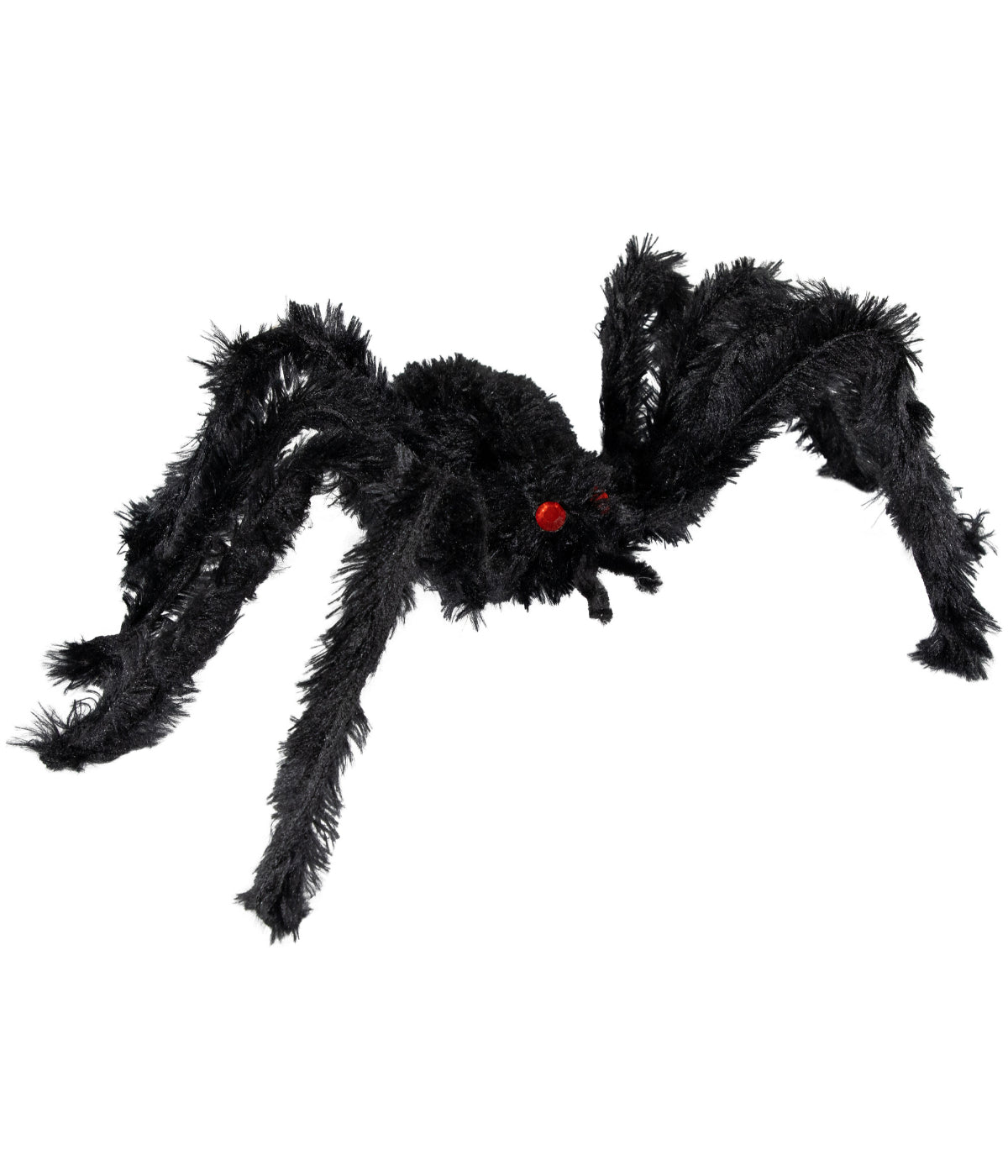  NorthLight Fuzzy Spider Halloween Decoration - Black - Bonton