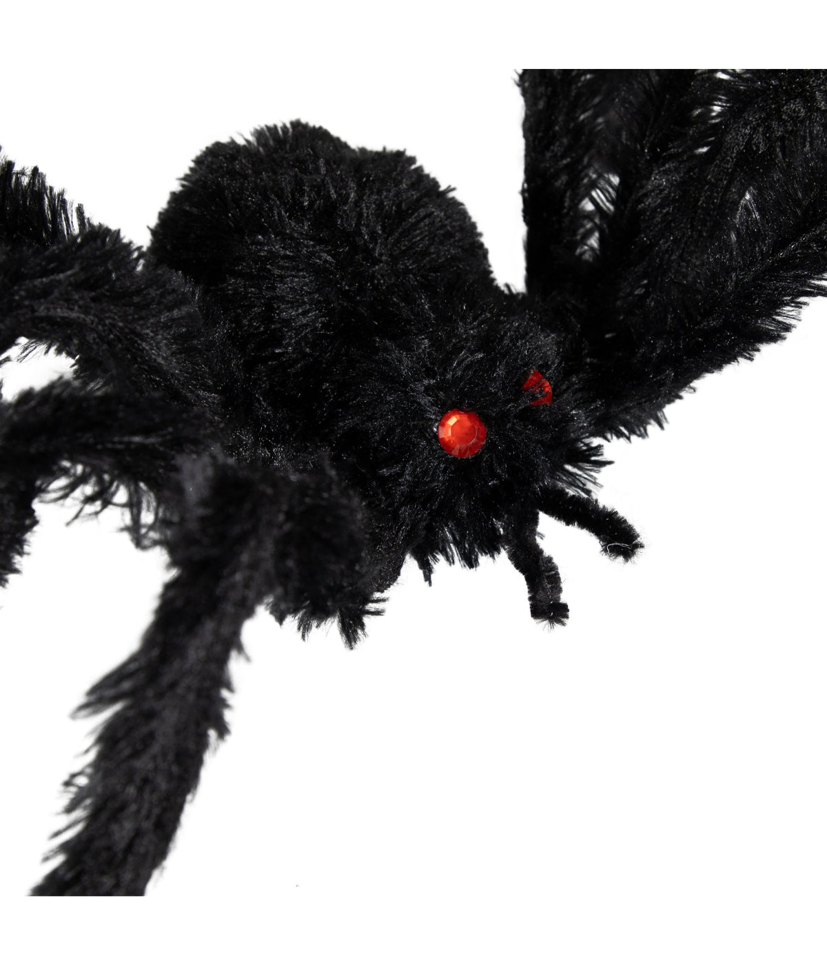  NorthLight Fuzzy Spider Halloween Decoration - Black - Bonton