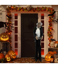 Butler with Sound Animated Halloween Decoration