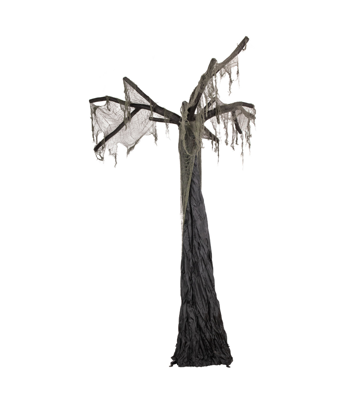  Spooky Standing Ghost Tree Halloween Decoration - Black - Bonton