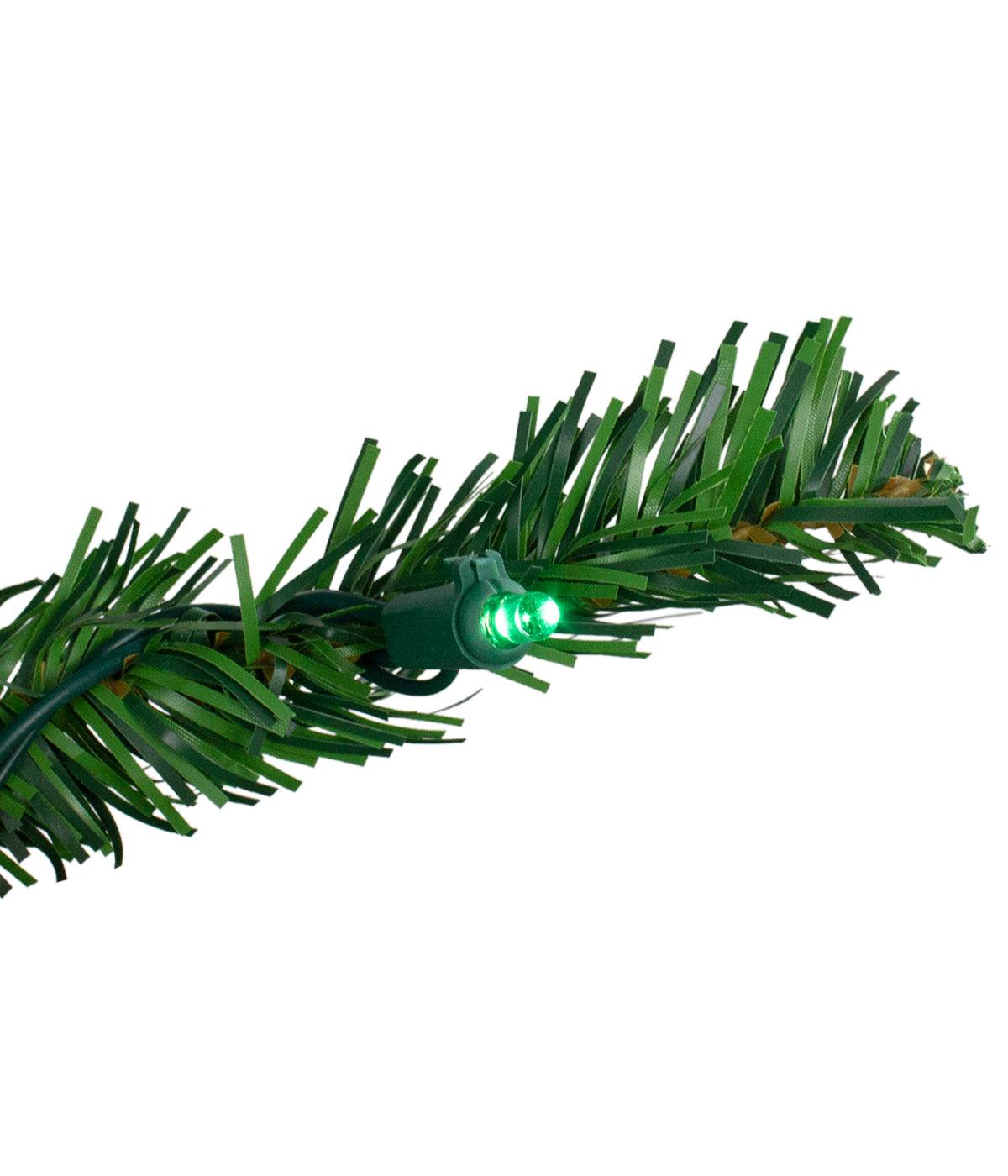  Mixed Classic Pine Artificial Christmas Tree with Pre-Lit Multi LED Lights, 4' - Green - Bonton