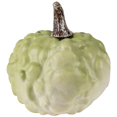 Textured Pumpkin Fall Harvest Decoration - 5.5" - Green