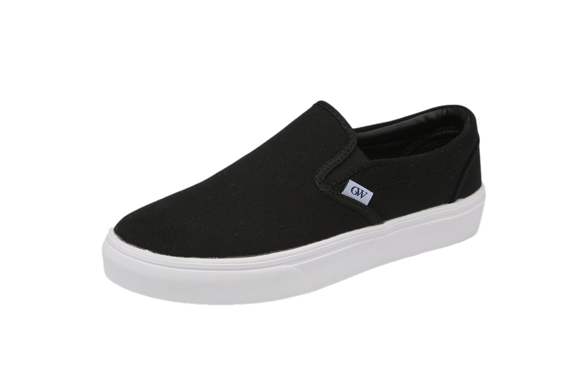 G West Mens Canvas Classic Slip On