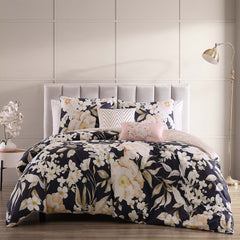 Blossom Haven 100% Cotton 5-Piece Reversible Comforter Set