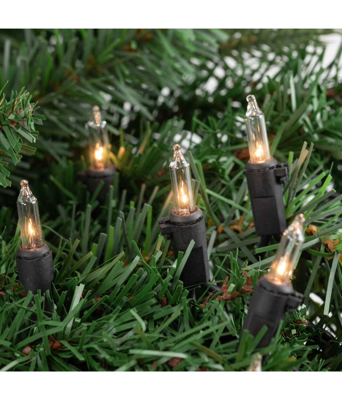  NorthLight Clear Mini Christmas String Lights 100 Count 20.25' on Black Wire - Yellow - Bonton