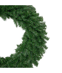 Green Canadian Pine Artificial Christmas Wreath Unlit 36"