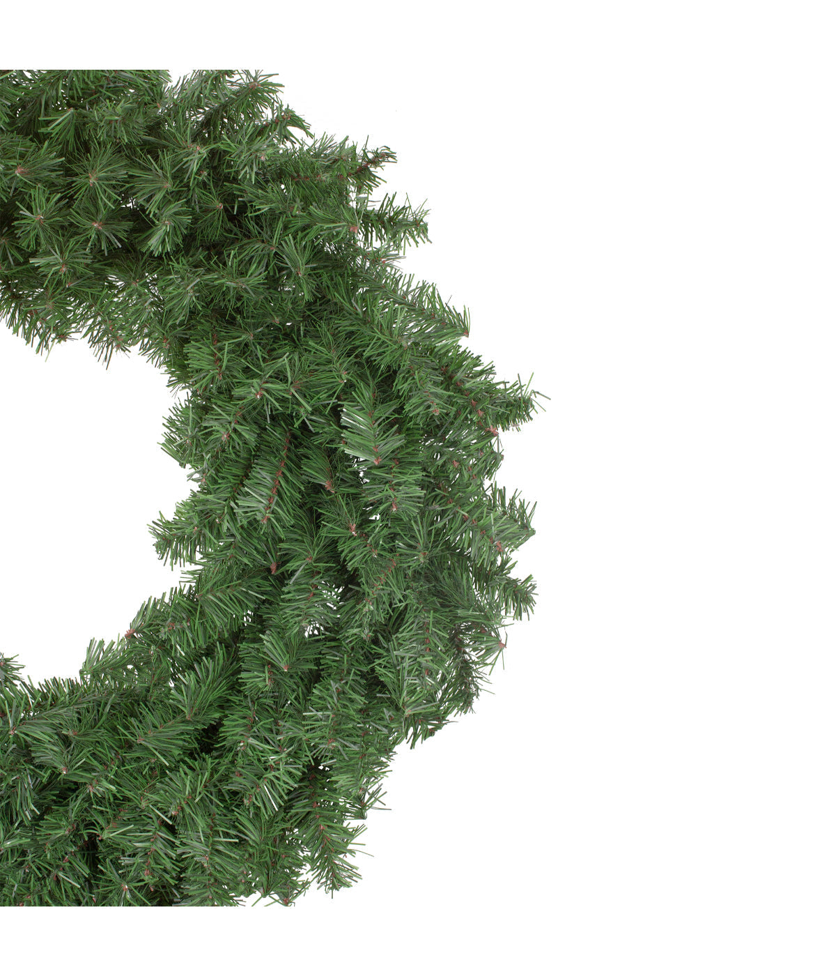  Canadian Pine Artificial Christmas Wreath - Green - Bonton