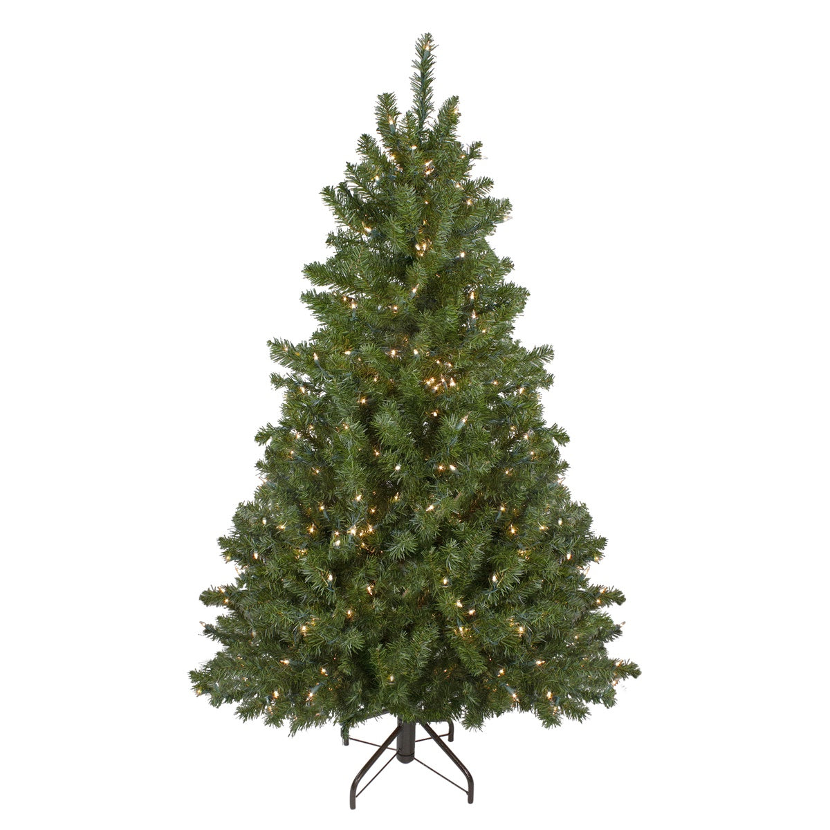  Northlight Pre-Lit Medium Canadian Pine Artificial Christmas Tree - 5' - Clear Lights - Default Title - Bonton