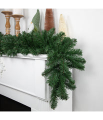 Colorado Spruce Artificial Christmas Garland Unlit, 9' x 10"