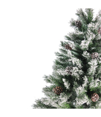 Flocked Angel Pine Artificial Christmas Tree, 7'