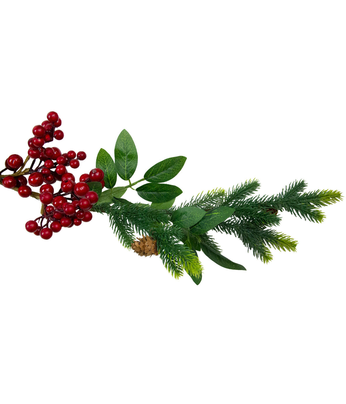  Pine Springs Berries & Pine Cones Artificial Christmas Garland, 5' x 4.75