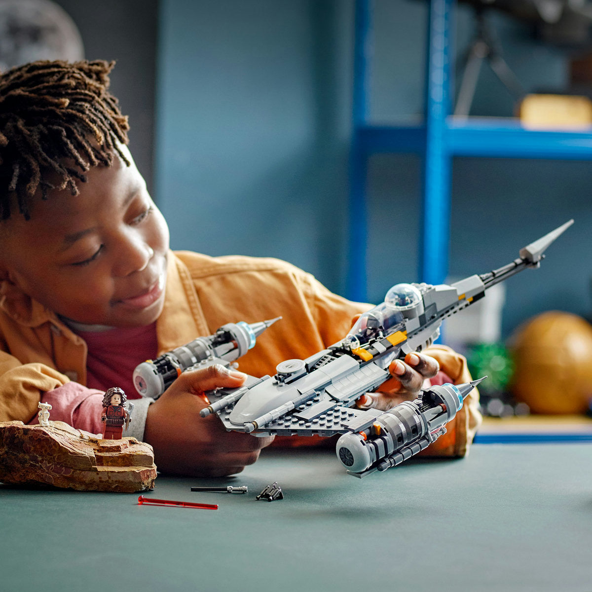  LEGO LEGO® Star Wars™ the Mandalorian’s N-1 Starfighter™ 75325 Building Kit 412 Pieces - Star Wars - Bonton