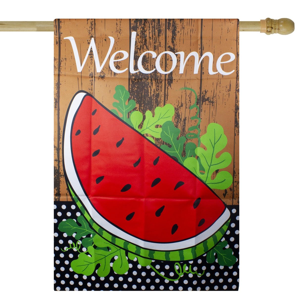  Northlight Welcome Watermelon Slice Summer Outdoor House Flag 28