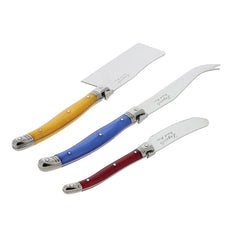 3 Piece Laguiole Cheese Set - Multi Color