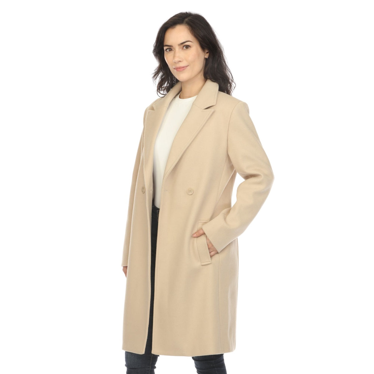  White Mark Women's Classic Walker Coat - Small - Bonton