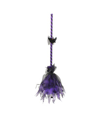 Witches Animated Halloween Broom