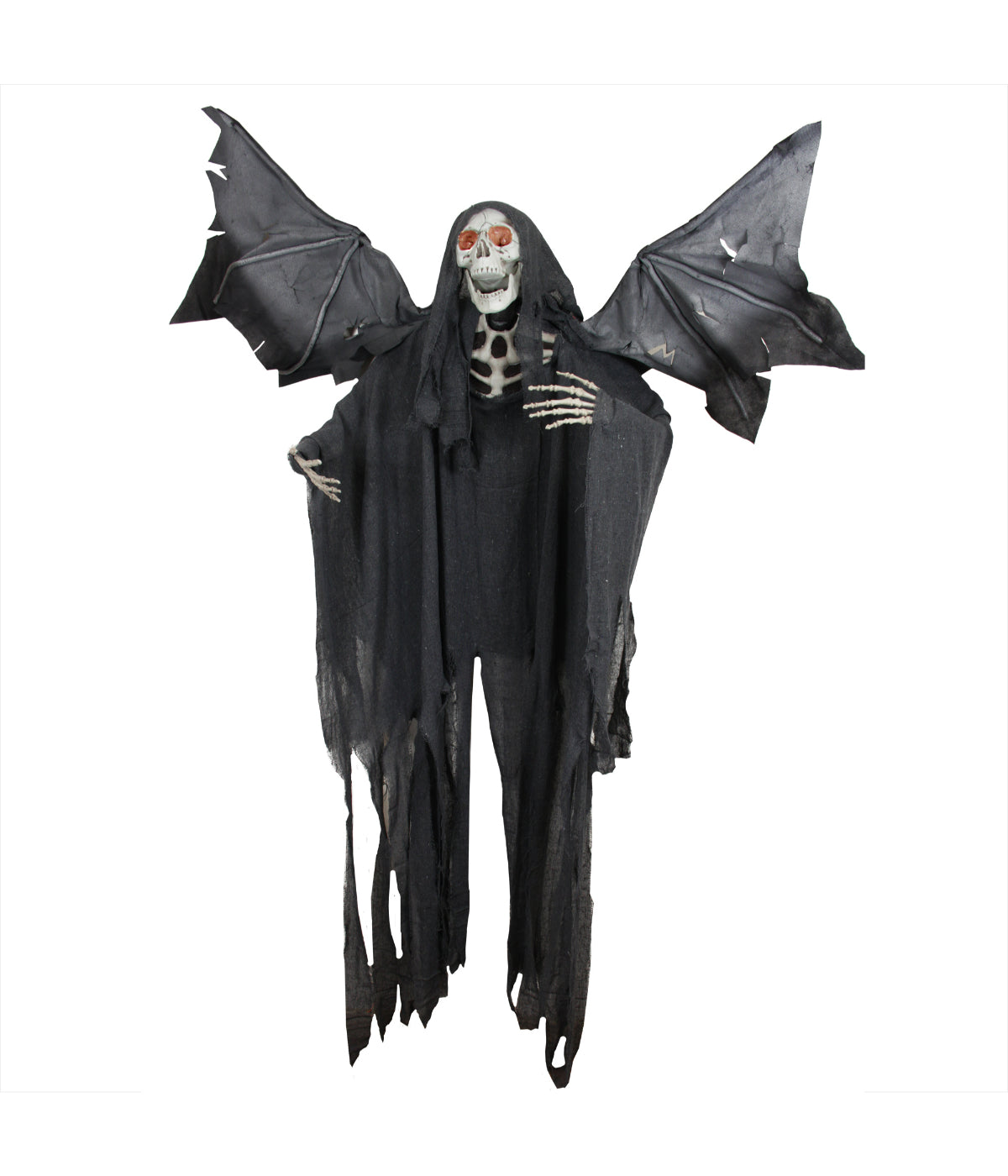 Pre-Lit Skeletal Reaper with Wings Halloween Decor