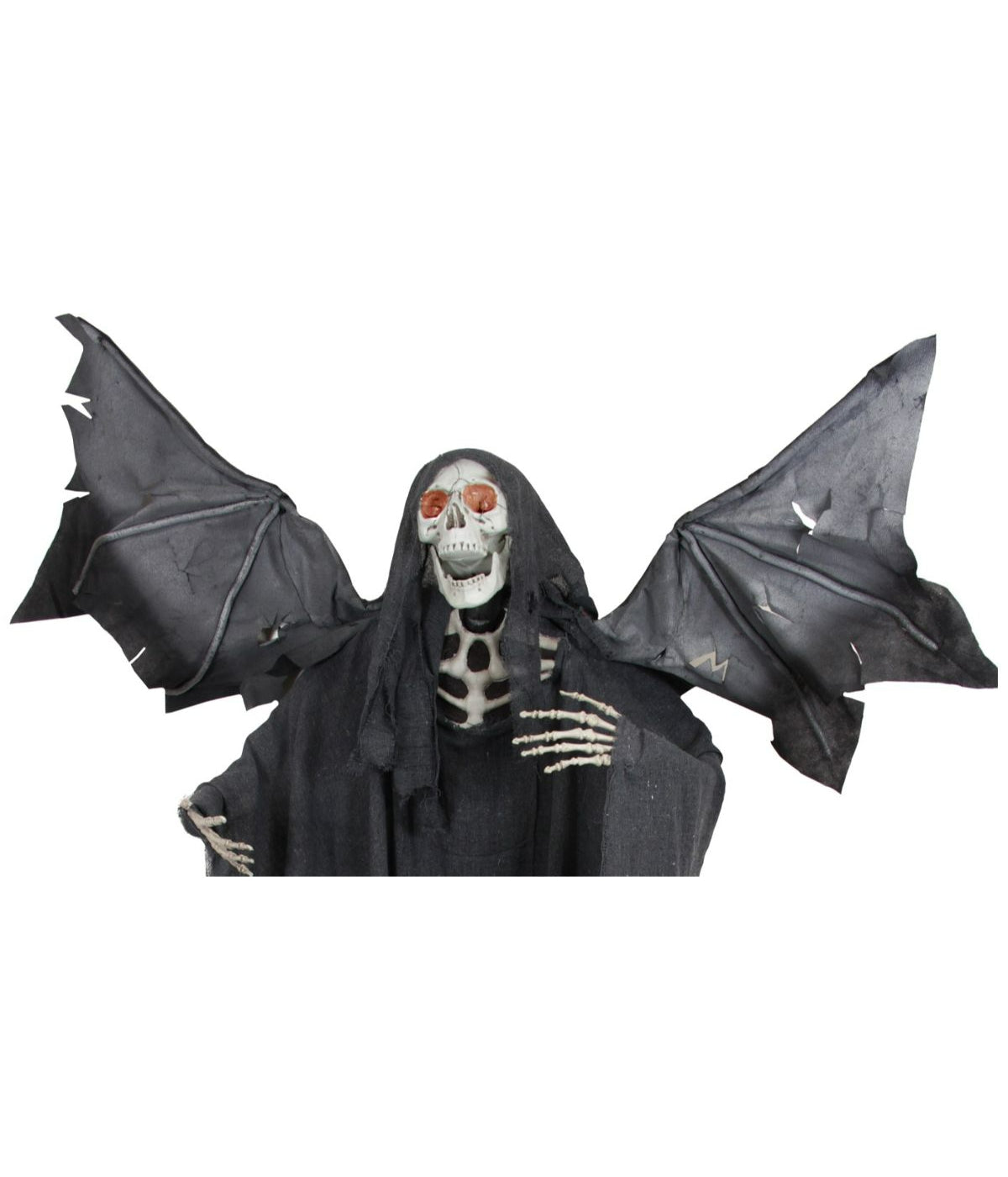 Pre-Lit Skeletal Reaper with Wings Halloween Decor