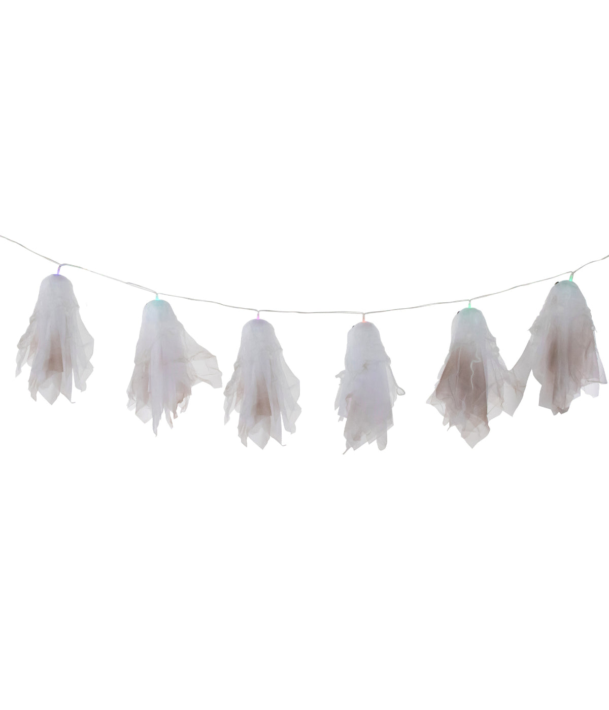 Pre-Lit Ghost Color Changing Hanging Halloween Lights