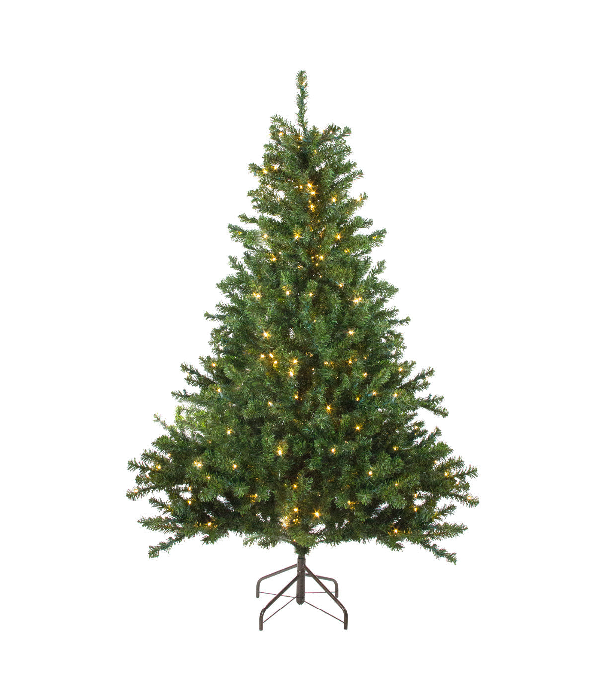  Canadian Pine Artificial Christmas Tree with Pre-Lit Candlelight LED Lights, 8' - Green - Bonton