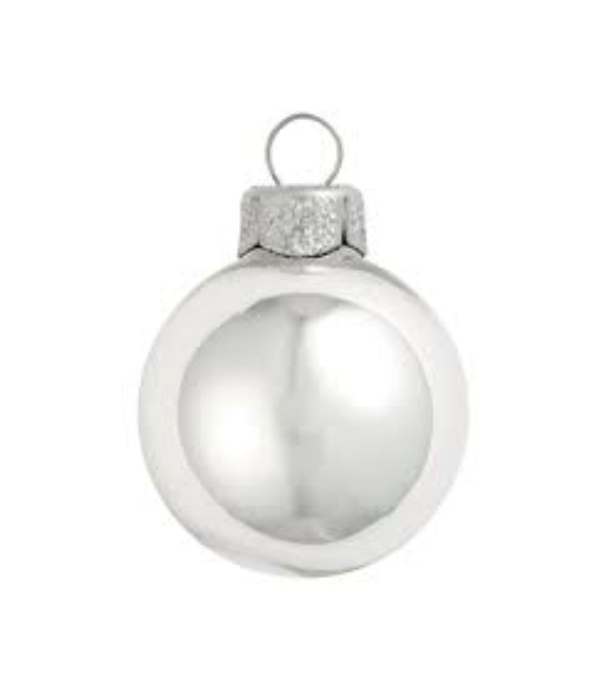  Silver Shiny and Matte Christmas Glass Ball Ornaments 72 Count, 4