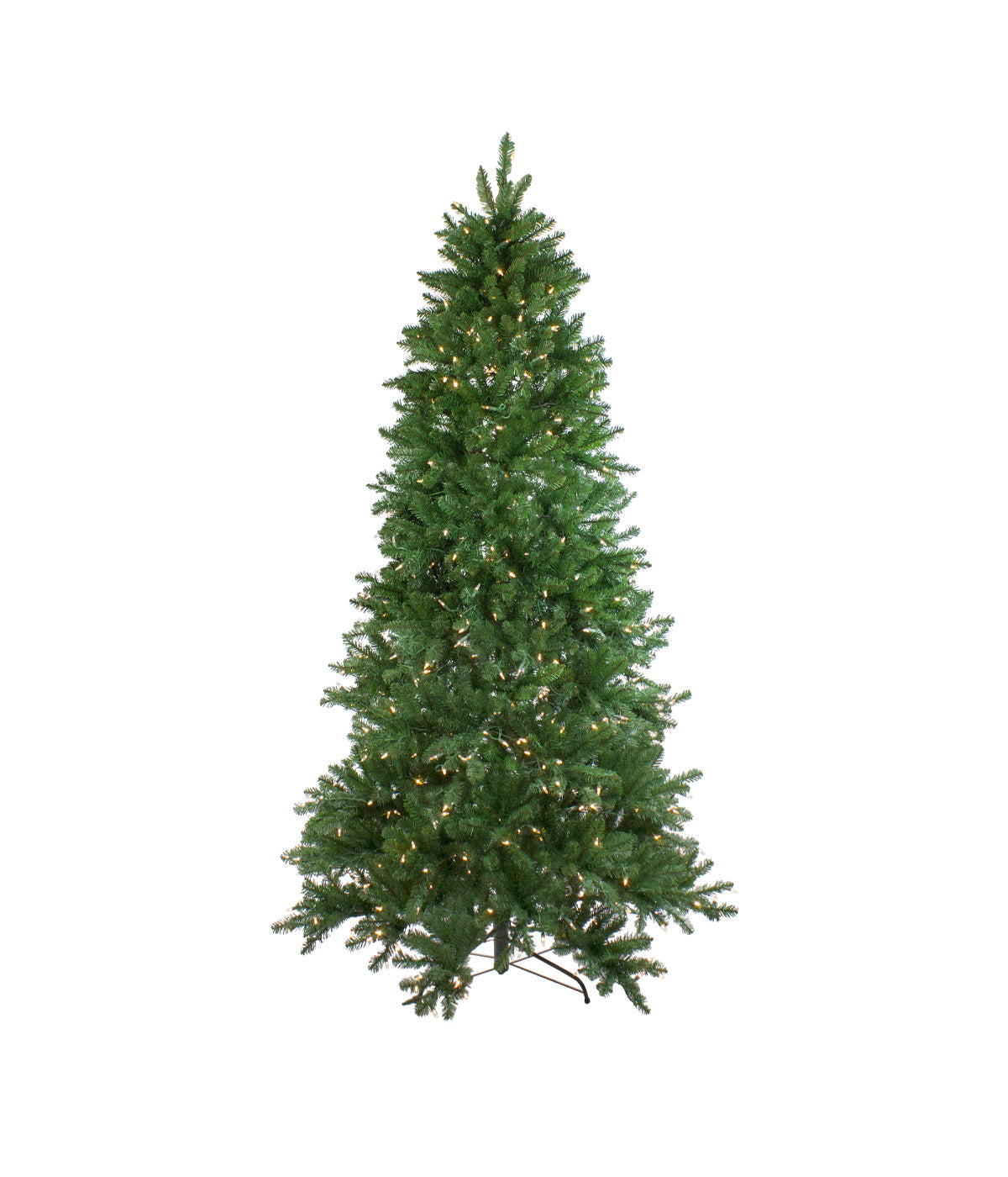  Neola Fraser Fir Artificial Christmas Tree with Pre-Lit Dual LED Lights, 9' - Green - Bonton