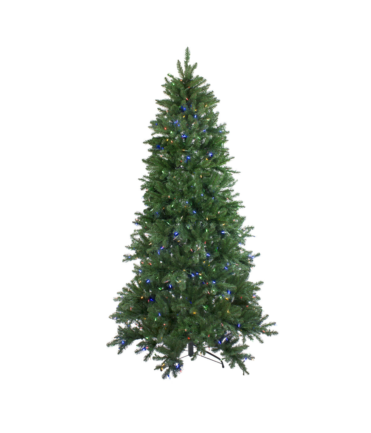  Neola Fraser Fir Artificial Christmas Tree with Pre-Lit Dual LED Lights, 9' - Green - Bonton