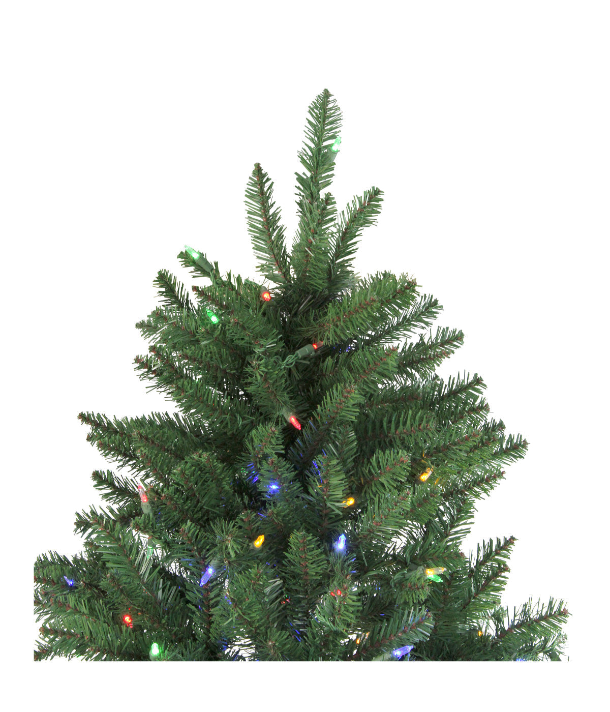  Neola Fraser Fir Artificial Christmas Tree with Pre-Lit Dual LED Lights, 9' - Green - Bonton