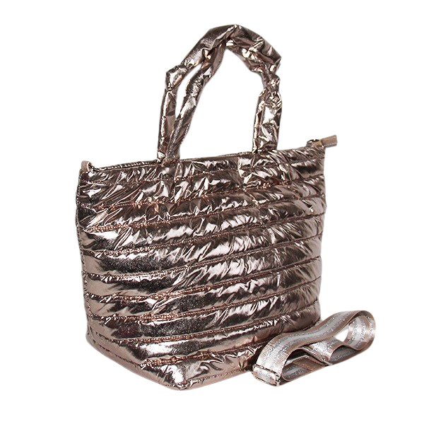  Lemonbella The Rebecca Tote Black - Metallic Gold - Bonton