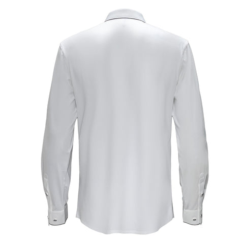 Imperial Essence Button-Up Shirt WHITE/SILVER