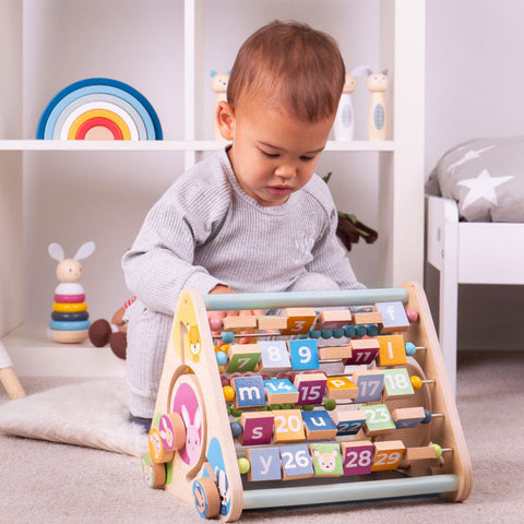 FSC® Certified Triangular Activity Centre by Bigjigs Toys US