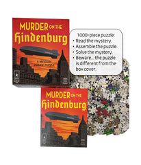 Murder on the Hindenburg Classic Mystery Jigsaw Puzzle: 1000 Pcs Multi