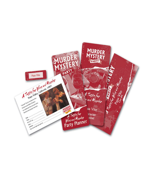 Murder Mystery Party - A Taste for Wine and Murder Multi