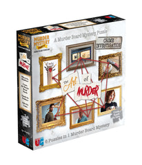 Murder Mystery Party Case Files Puzzles - The Art of Murder: 1000 Pcs Multi